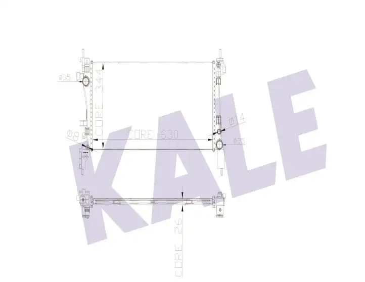 KALE 0138011AB Radyatör