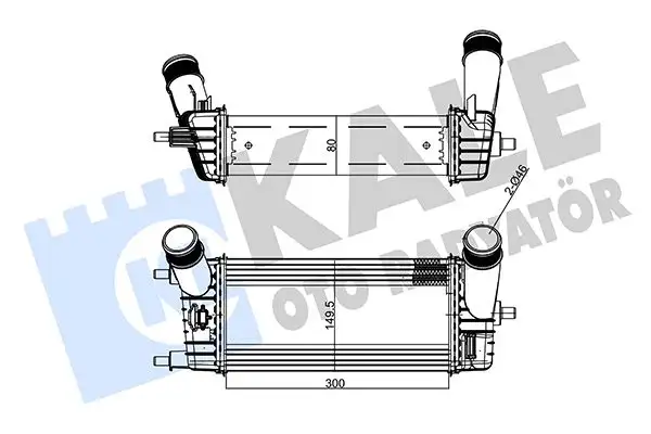 KALE 020CAC150 Turbo Radyatörü