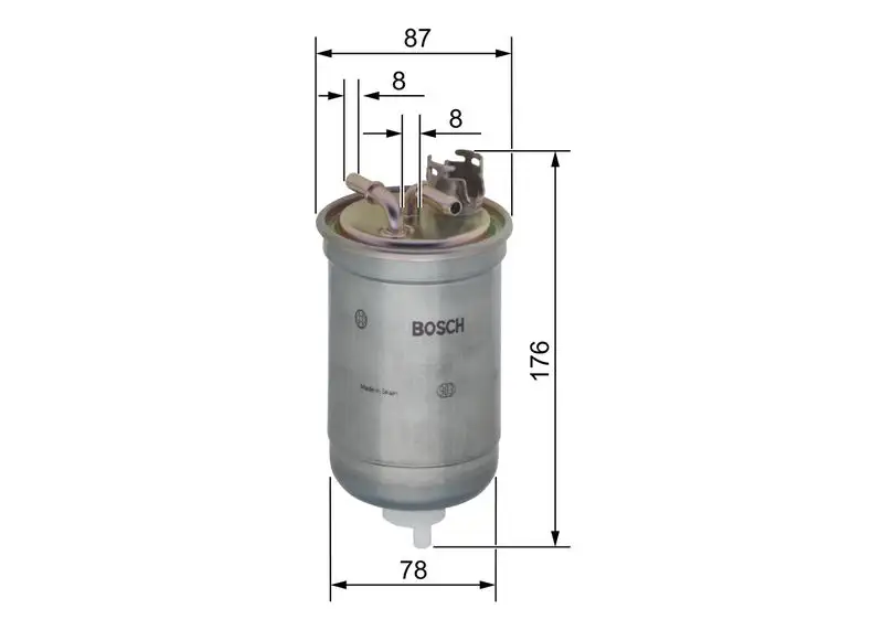 BOSCH 0450906267 Yakıt Filtresi
