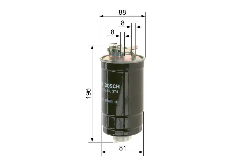 BOSCH 0450906374 Yakıt Filtresi