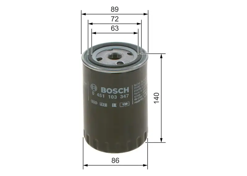 BOSCH 0451103347 Yağ Filtresi
