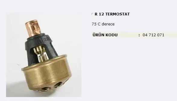 MITA 04712071 Termostat 7701348375