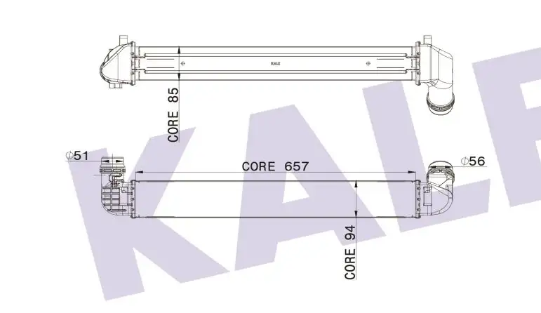 KALE 050CAC050 Turbo Radyatörü