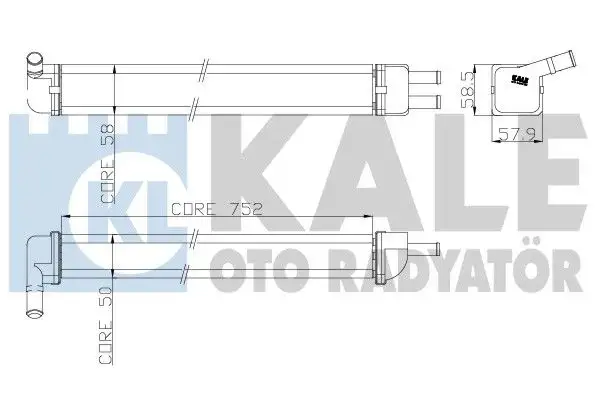 KALE 0582852AL Kalorifer Radyatörü
