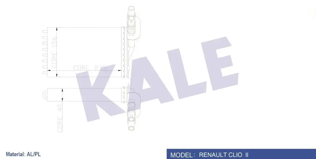KALE 0585862AL Kalorifer Radyatörü