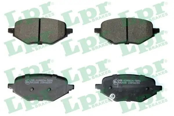 LPR 05P2351 Arka Fren Balatası 10489774