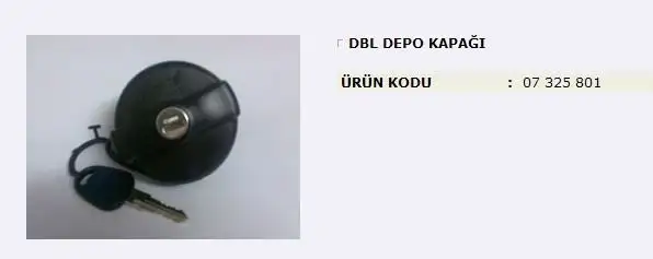 MITA 07325801 Yakıt Depo Kapağı 46738097