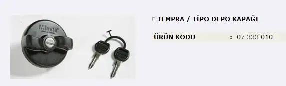 MITA 07333010 Yakıt Depo Kapağı 7648278