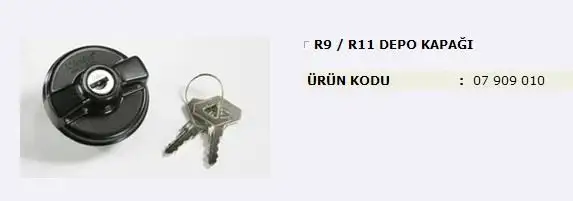 MITA 07909010 Yakıt Depo Kapağı 7700779957