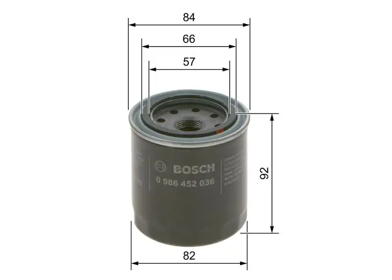 BOSCH 0986452036 Yağ Filtresi