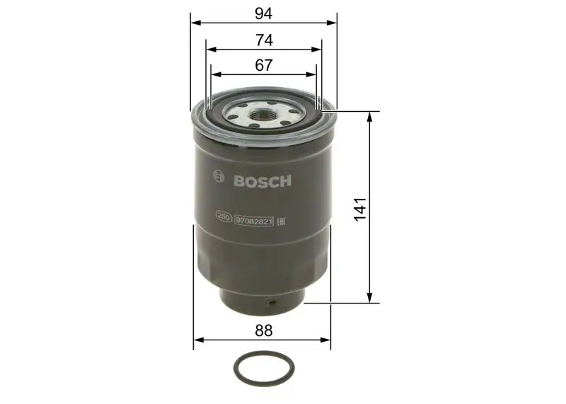 BOSCH 09864B2019 Yakıt Filtresi