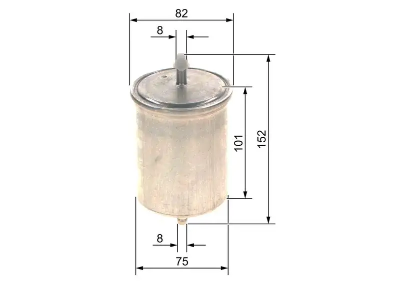 BOSCH 09864B2031 Yakıt Filtresi