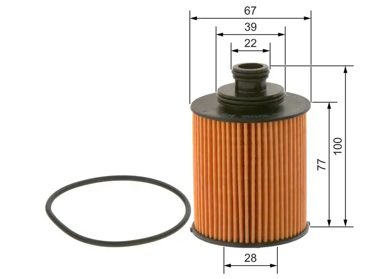 BOSCH 09864B7005 Yağ Filtresi