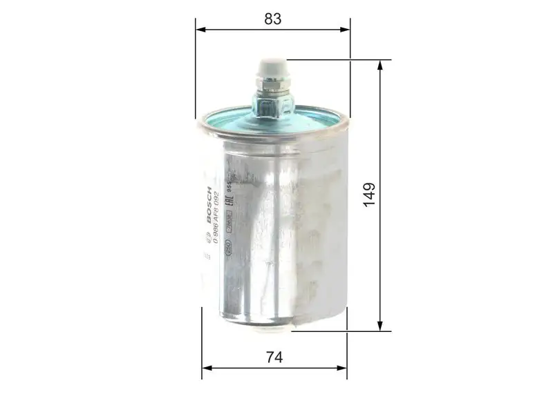 BOSCH 0986AF8092 Yakıt Filtresi