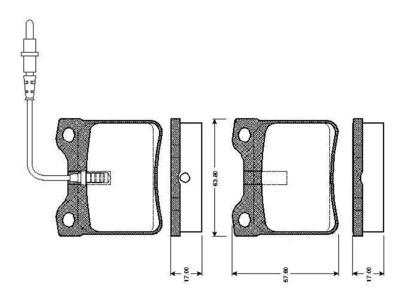 BOSCH 0986TB2175 Arka Fren Balatası 425193