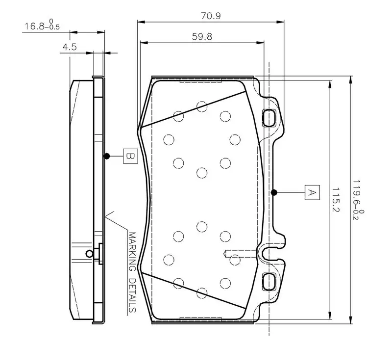 BOSCH 0986TB2377 Ön Fren Balatası