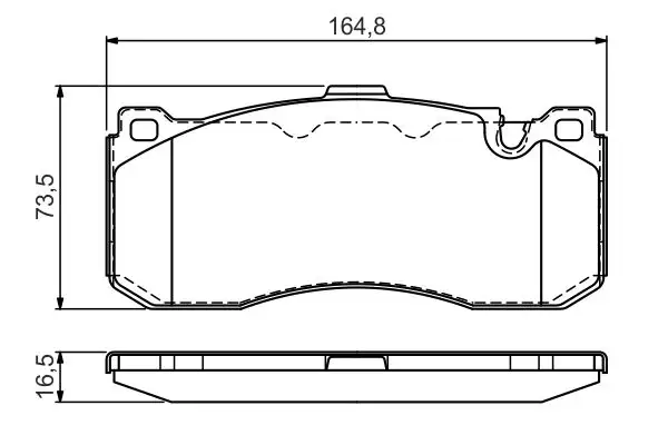 BOSCH 0986TB3181 Ön Fren Balatası