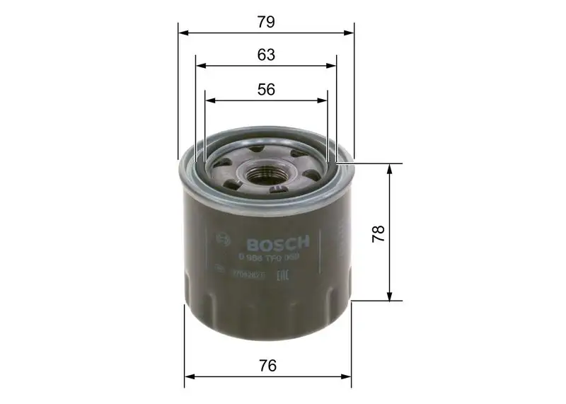 BOSCH 0986TF0059 Yağ Filtresi