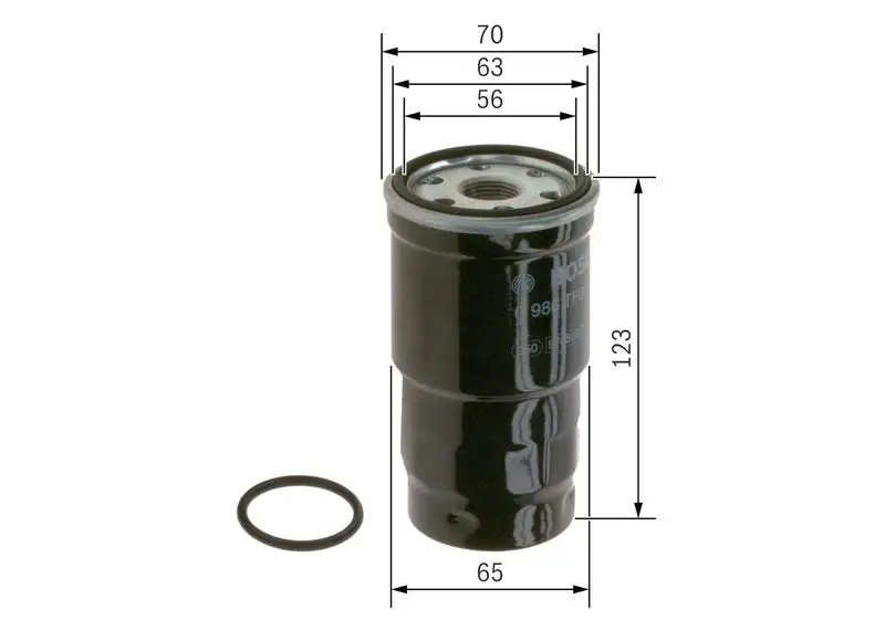 BOSCH 0986TF0166 Yakıt Filtresi