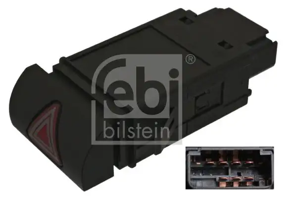 FEBI 100405 Dörtlü Flaşör Düğmesi 6K095323581H