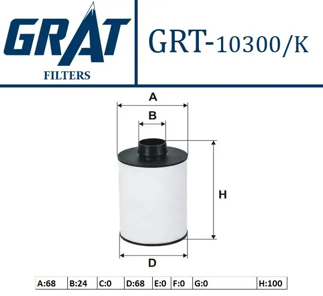 GRAT 10300K Yakıt Filtresi 77362340
