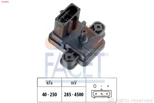 FACET 10.3059 MAP Sensörü 97VB9F479BA
