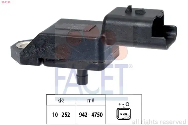 FACET 10.3113 MAP Sensörü