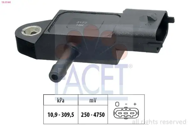 FACET 10.3144 MAP Sensörü