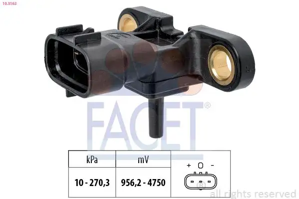 FACET 10.3163 MAP Sensörü