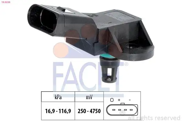 FACET 10.3226 MAP Sensörü 138238
