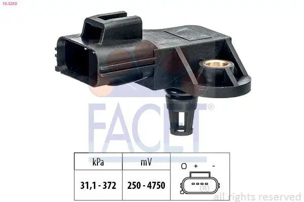 FACET 10.3250 MAP Sensörü 31216308