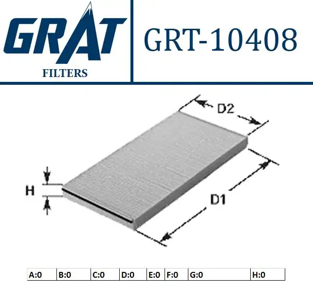 GRAT 10408 Polen Filtresi BS5116N619AA