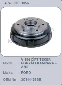 AYK 1056 Fren Kampanası 5C161109CA