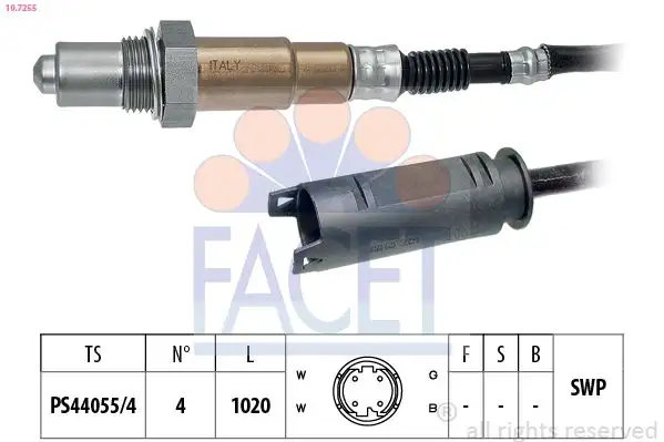 FACET 10.7255 Oksijen Sensörü 11787513963