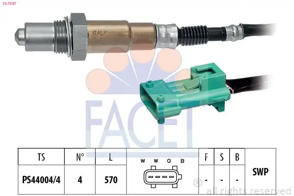 FACET 10.7597 Oksijen Sensörü