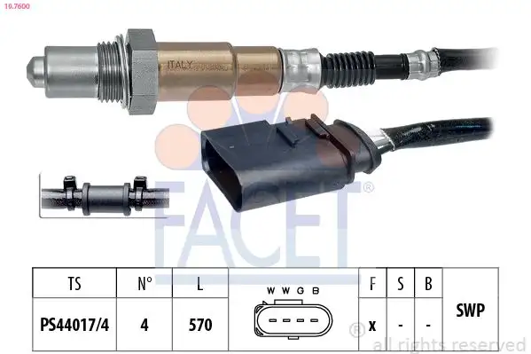 FACET 10.7600 Oksijen Sensörü 036906262D