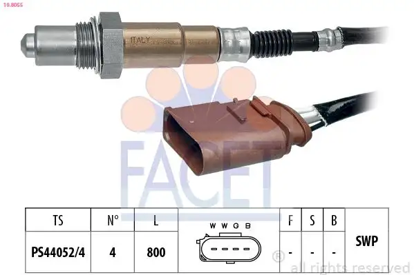 FACET 10.8055 Oksijen Sensörü 06B906265E