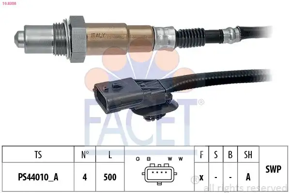 FACET 10.8308 Oksijen Sensörü 8200940054