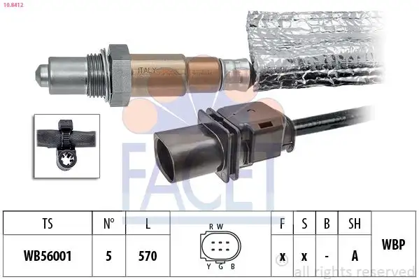 FACET 10.8412 Oksijen Sensörü 059906262M