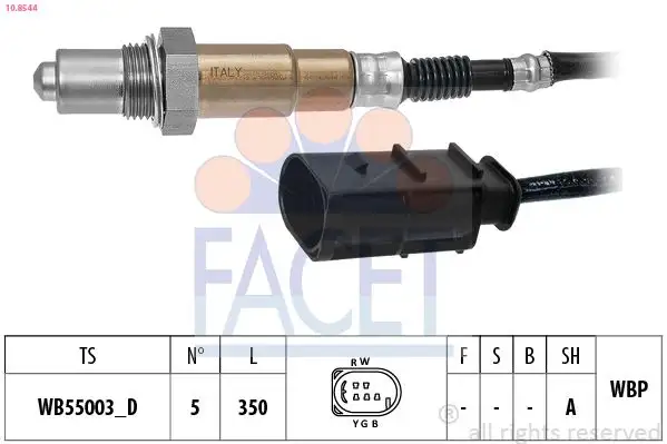 FACET 10.8544 Oksijen Sensörü A0065421718