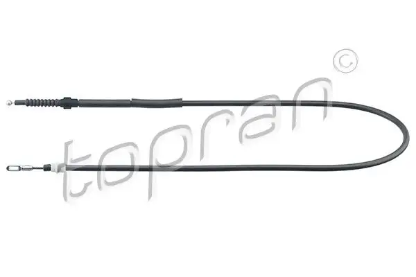 TOPRAN 110727001 El Fren Halatı (Arka) 7M0609701B