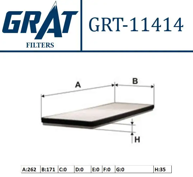 GRAT 11414 Polen Filtresi 272778970R