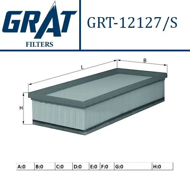 GRAT 12127S Hava Filtresi 1444EH