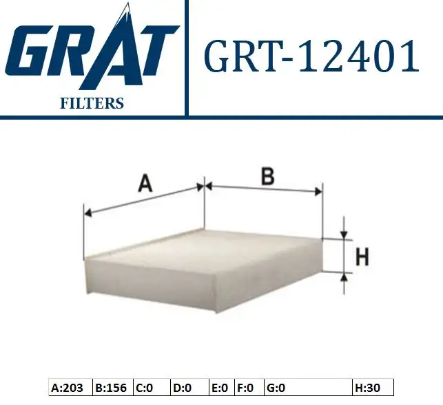 GRAT 12401 Polen Filtresi 6447VY