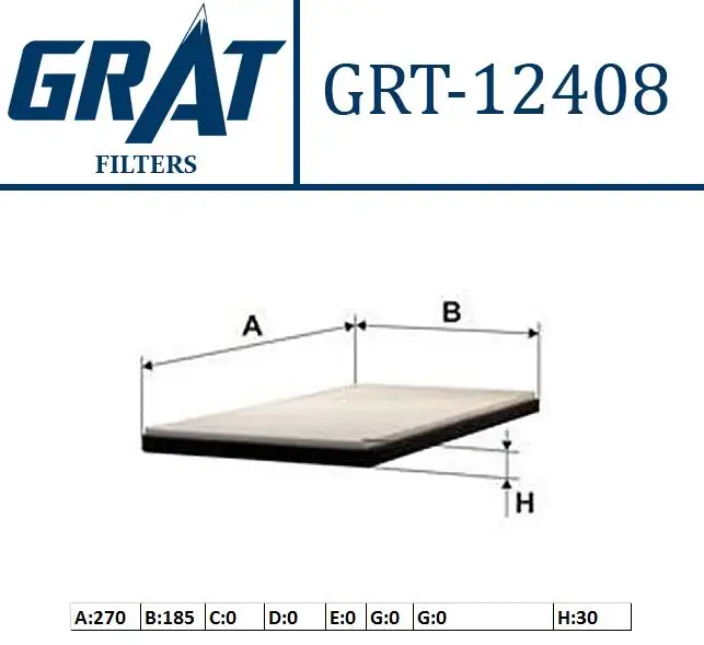 GRAT 12408 Polen Filtresi 6447EF