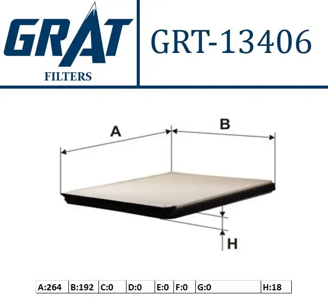 GRAT 13406 Polen Filtresi 6447FG
