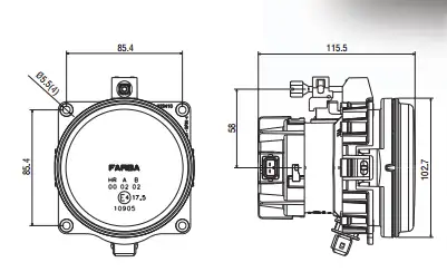 FARBA 13574E Ön Far