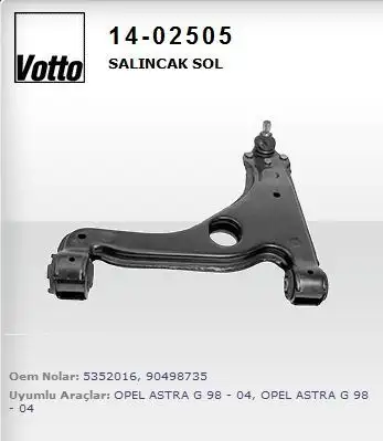 VOTTO 14-02505 Alt Salıncak (Sol) 5352016
