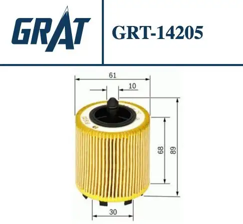 GRAT 14205 Yağ Filtresi 12579143