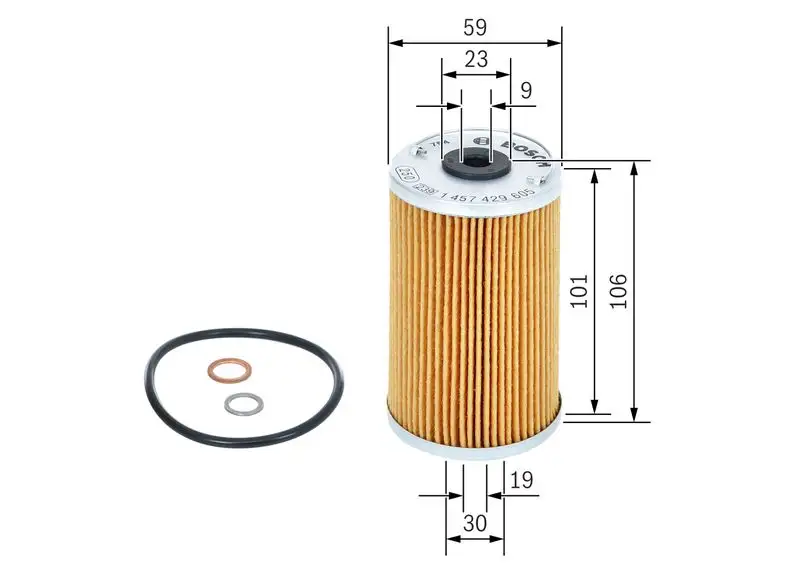 BOSCH 1457429605 Yağ Filtresi